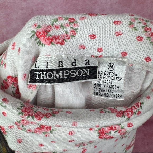 204. Bundle Women’s Floral Turtleneck Tops Long Sleeve Vintage Style M - Picture 6 of 13